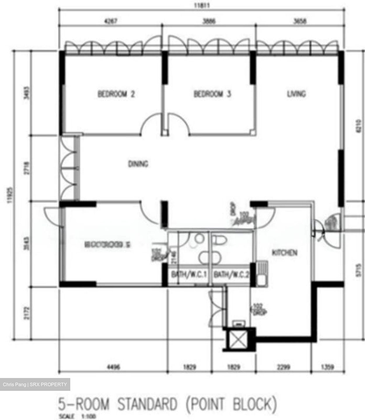 Blk 55 Geylang Bahru Riverpoint (Kallang/Whampoa), HDB 5 Rooms #556520051